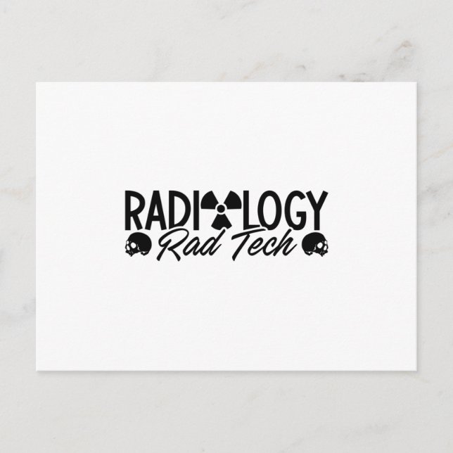 Cartão Postal Tecnologia radiológica de radiologia tecnológica d (Frente)