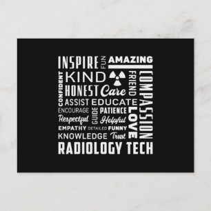 Cartão Postal Tecnologia Tecnológica Radiológica Rad Tech X-Ra