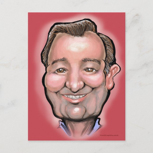 Cartão Postal Ted Cruz (Frente)