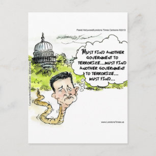 Cartão Postal Ted Cruz Slithers Do Congresso Engraçado