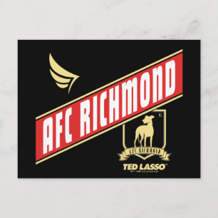 Cartão Postal Ted Lasso   Banner atlético AFC Richmond