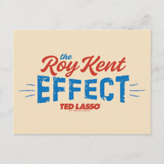 Cartão Postal Ted Lasso | Gráfico da Vintagem do Efeito Kent Roy