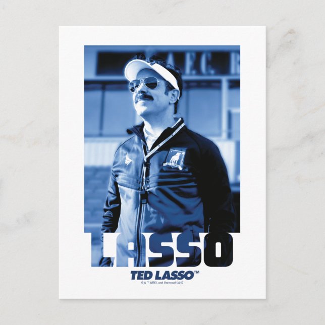 Cartão Postal Ted Lasso | Lasso Photo Portrait Graphic (Frente)