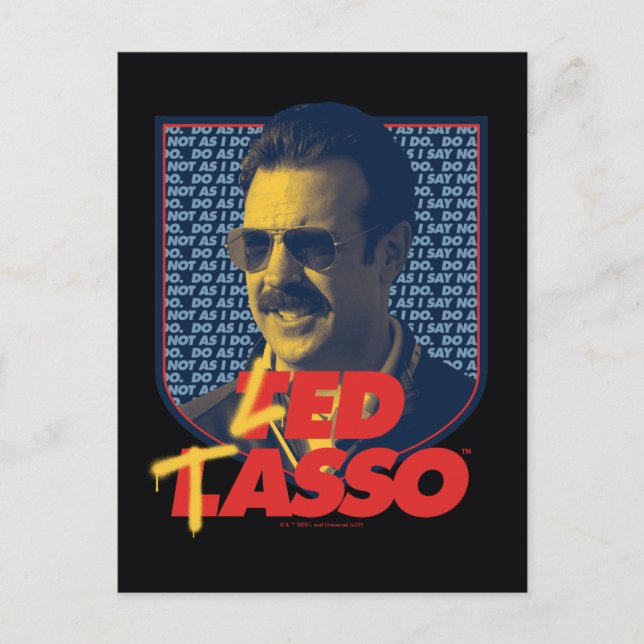 Cartão Postal Ted Lasso | Led Tasso Badge (Frente)