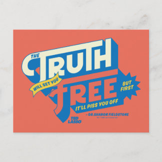 Cartão Postal Ted Lasso | The Truth Will Set You Free