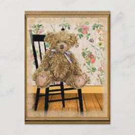 Cartão Postal Teddy Antigo