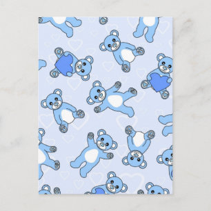 Cartão Postal Teddy Bear Blues