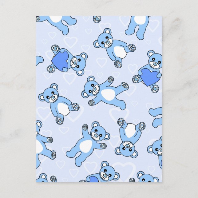 Cartão Postal Teddy Bear Blues (Frente)