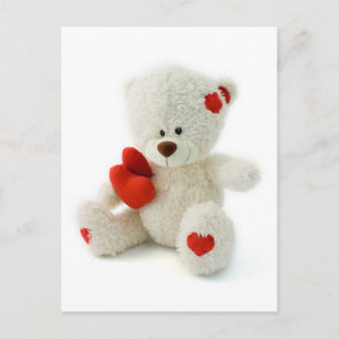 Cartão Postal *Teddy Bear Love* Bonito Ursinho
