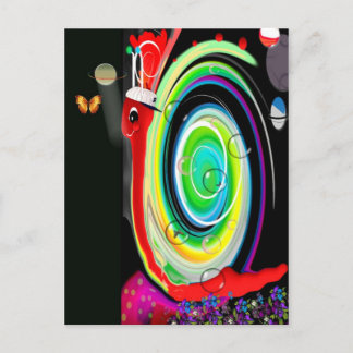 Cartão Postal TedTheSnail