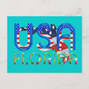 Cartão Postal Tee Florida Patriot