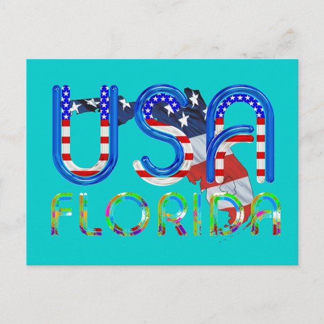 Cartão Postal Tee Florida Patriot (Frente)