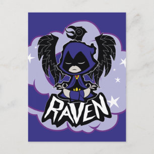 Cartão Postal Teen Titans Go!   Ataque a Raven
