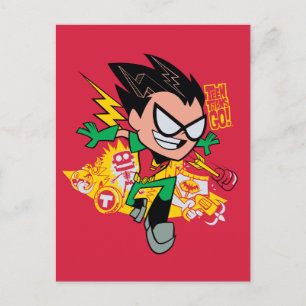Cartão Postal Teen Titans Go! Gráfico Arsenal de Robin