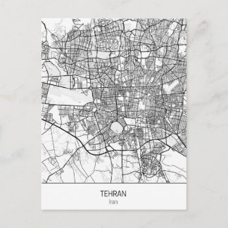 Cartão Postal Teerã minimalista Irã
