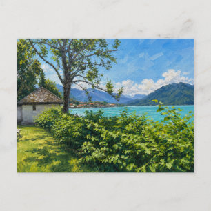 Cartão Postal Tegernsee nos Alpes