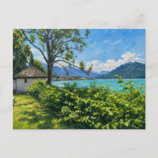Cartão Postal Tegernsee nos Alpes