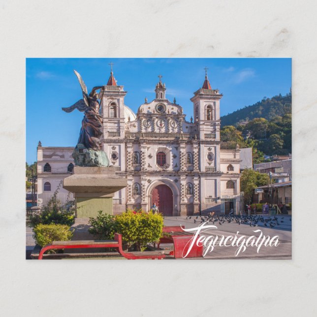 Cartão Postal Tegucigalpa, Iglesia Papais noeis María de los Dol (Frente)