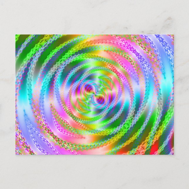 Cartão Postal Teia Funky (Frente)