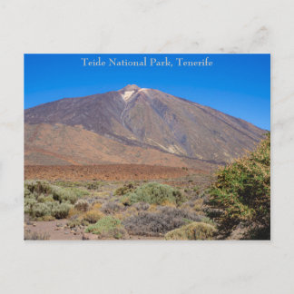 Cartão Postal Teide National Park, Cartão-postal Tenerife
