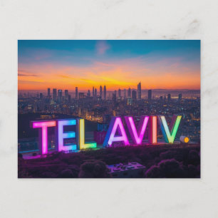 Cartão Postal Tel aviv israel
