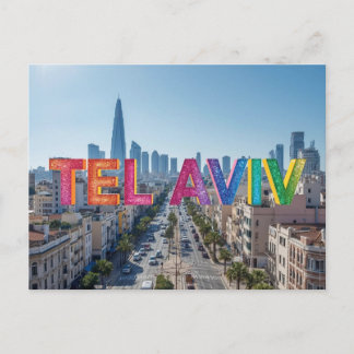 Cartão Postal Tel aviv israel