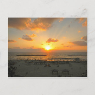Cartão Postal Tel Aviv Sunset