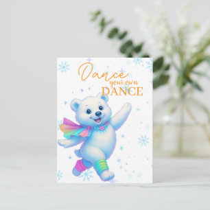 Cartão Postal Tela de Arte Dançe Sua Própria Dança 