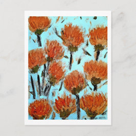 Cartão Postal Tela Envelopada Premium (Brilho) Dianthus