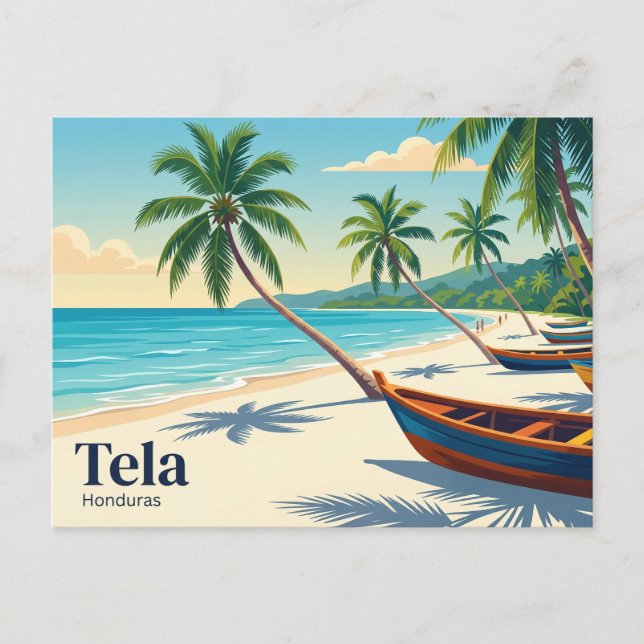 Cartão Postal Tela Honduras (Frente)