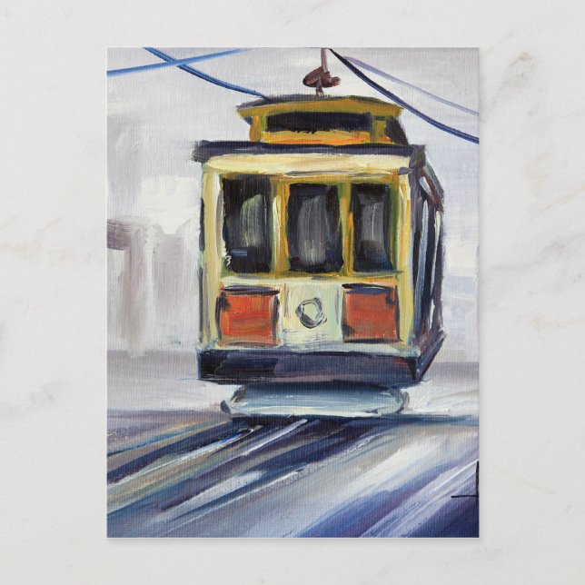 Cartão Postal Teleférico de San Francisco (Frente)