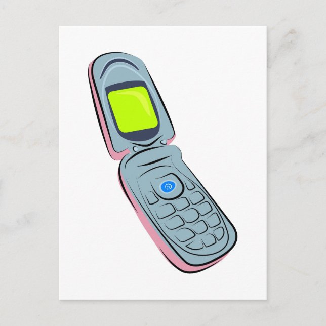 Cartão Postal Telefone celular (Frente)
