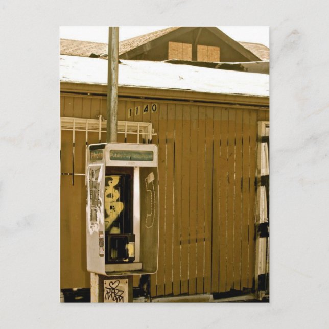 Cartão Postal Telefone de Pagamento (Frente)