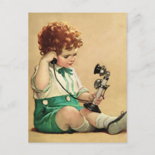Cartão Postal Telefone por Jessie Willcox Smith
