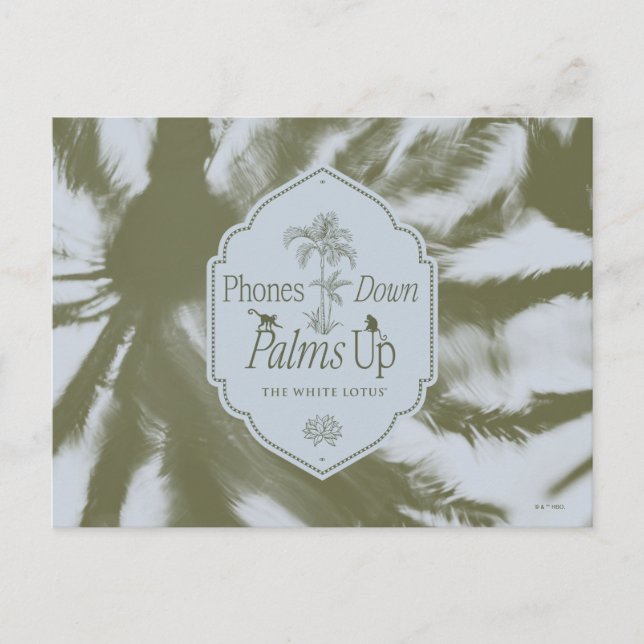 Cartão Postal Telefones Para Baixo, Palmas Para Cima - O Lotus B (Frente)