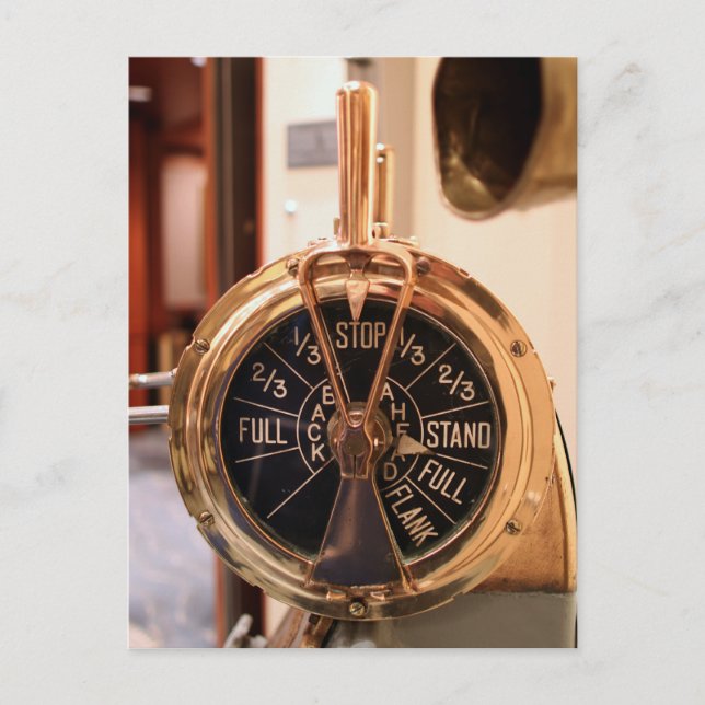 Cartão Postal Telégrafo de Ordem do Motor (Frente)