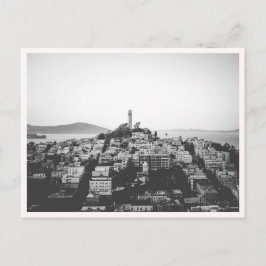 Cartão Postal Telegraph Hill San Francisco Coit Tower