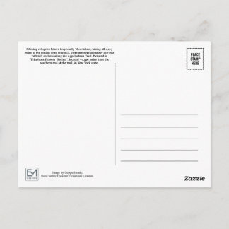 Cartão Postal Telephone Pioneers Shelter Appalachian Trail