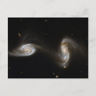 Cartão Postal Telescópio espacial Hubble das Galáxias ARP240