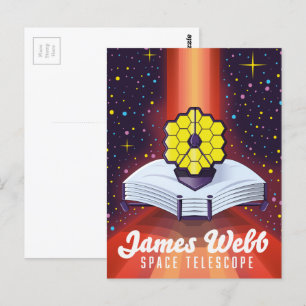 Cartão Postal Telescópio espacial James Webb