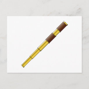 Cartão Postal Telescópio Pirata Spyglass