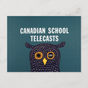 Cartão Postal Televisão Escolar Canadense