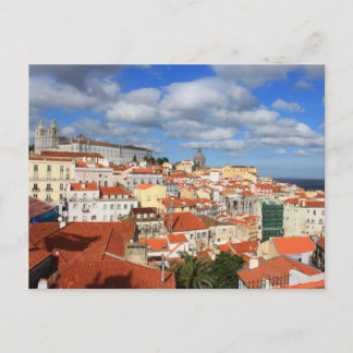 Cartão Postal Telhados de Alfama Lisboa