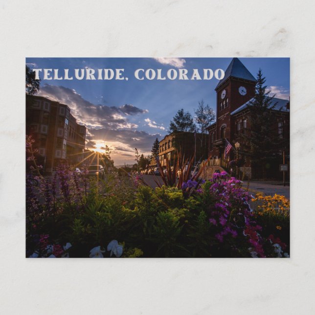 Cartão Postal Telluride, Cartão-postal do Colorado (Frente)