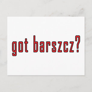 Cartão Postal tem barszcz?