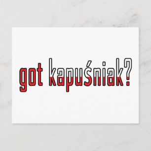 Cartão Postal tem kapusniak? Bandeira