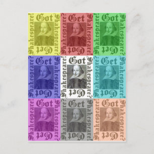 Cartão Postal Tem Shakespeare? Obter Shakespeare
