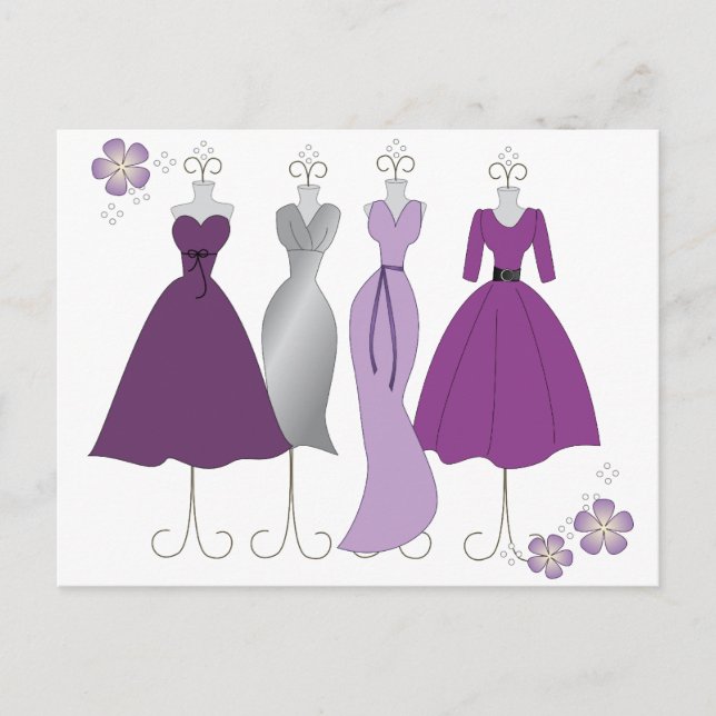 Cartão Postal Tema de Daisy Comprada de Vestido (Frente)