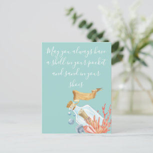 Cartão Postal Tema de Praia Shell In Your Pocket 