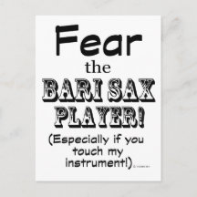 Tema Do Músico De Sax Bari